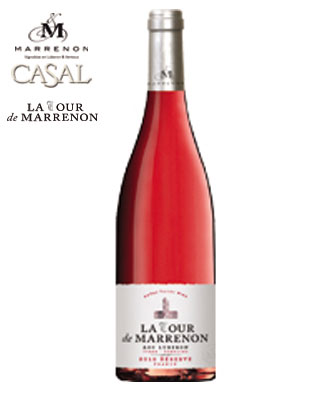 马勒农庄园桃红葡萄酒 LA COUR DE MARRENON RESERVE LUBERON rose