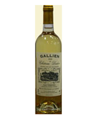 伽利昂甜白葡萄酒2008
