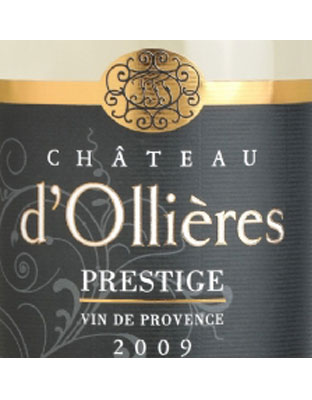 奥利耶古堡–珍藏干白 Chateau d'Ollieres–Blanc Prestige 